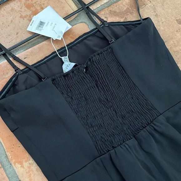 NEW LUCY PARIS Mareena Black Feather Trim Cocktail Dress Size Small MSRP$165 - Picture 12 of 15